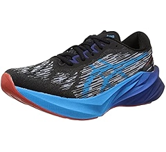 asics novablast 3 ELDORESO 27.5㎝ ASICS Men's NOVABLAST 3 Running Shoes, 8.5, Black/Dried Leaf